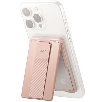 UNIQ Heldro-ID magnetisk plånbok med stöd och band rosa/blush pink