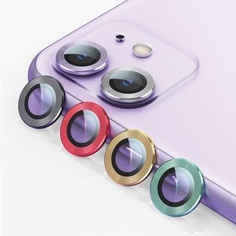 USAMS kameralins glas iPhone 11 Pro metallring silver / silver BH571JTT03 (US-BH571)