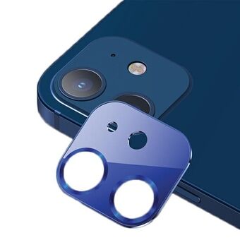 USAMS kameralinsglasögon iPhone 12 metallblått/blått BH703JTT05 (US-BH703)