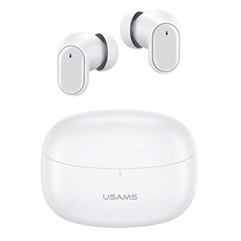 USAMS Bluetooth 5.1 TWS hörlurar BH-serien trådlös vit / vit BHUBH02