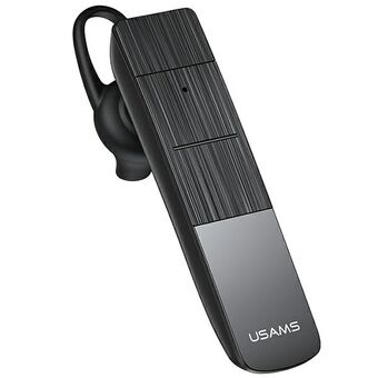 USAMS Bluetooth 5.0 BT2 headset svart/svart BHUBT201 (USAMS-BT2)