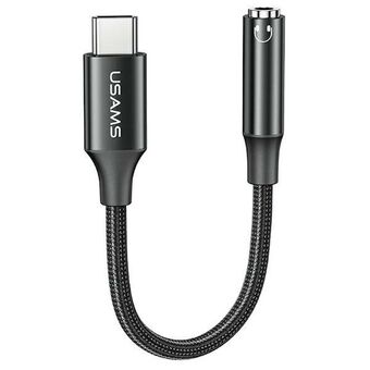 USAMS AU16 Adapter USB-C - jack 3,5 mm vit/vit SJ599YPTC01 (US-SJ599)