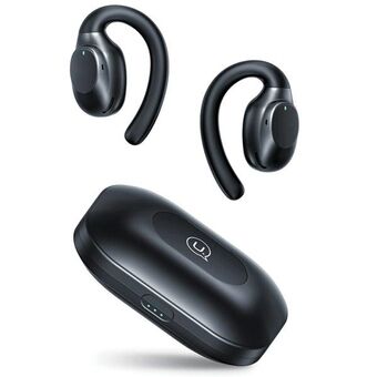 USAMS Bluetooth 5.3 TWS EM-serien OWS trådlösa hörlurar svart BHUEM01