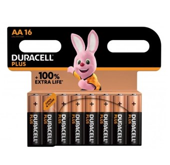 Duracell Plus 100% MN1500 AA - 16 st