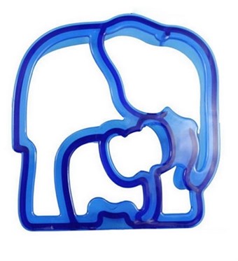 Elefantformad bakform för köket (Inget FDA-certifikat, BPA-fri)