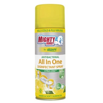 AirPure Mighty Burst Allt-i-ett desinfektionsspray - Citus Zing - 450 ml