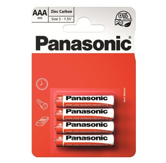 Panasonic Special Power AAA-batterier - 4 st