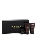 Crystal Noir by Versace - Gift Set -- .17 oz Mini EDT + .8 oz Shower Gel + .8 oz Body Lotion - för kvinnor