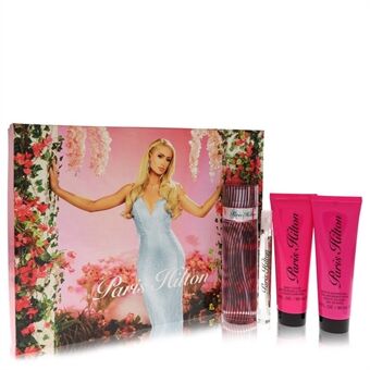Paris Hilton by Paris Hilton - Gift Set -- 3.4 oz Eau De Parfum Spray + 3 oz Body Lotion + 3 oz Shower Gel + .34 oz  Mini EDP Spray - för kvinnor