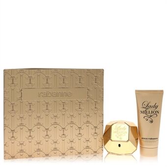 Lady Million by Paco Rabanne - Gift Set -- 2.7 oz Eau De Parfum Spray + 3.4 oz Body Lotion - för kvinnor