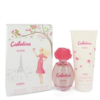 Cabotine Rose by Parfums Gres - Gift Set -- 3.4 oz Eau De Toilette Spray + 6.7 oz Body Lotion - för kvinnor