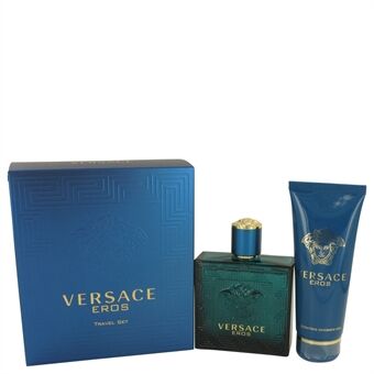 Versace Eros by Versace - Gift Set -- 3.4 oz Eau De Toilette Spray + 3.4 oz Shower Gel - för män