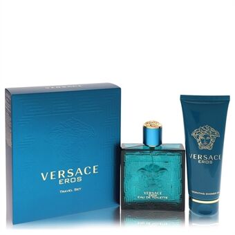 Versace Eros by Versace - Gift Set -- 3.4 oz Eau De Toilette Spray + 3.4 oz Shower Gel - för män