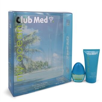 Club Med My Ocean by Coty - Gift Set -- .33 oz Mini EDT Spray + 1.85 oz Body Lotion - för kvinnor