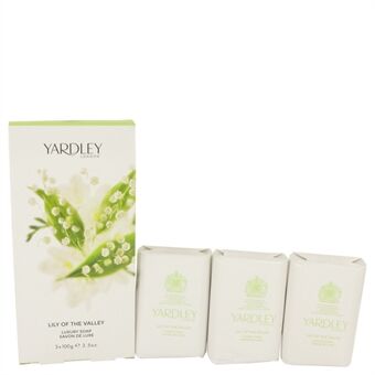 Lily of The Valley Yardley by Yardley London - 3 x 104 ml Soap 104 ml - för kvinnor