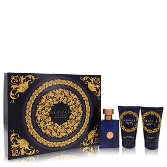 Versace Pour Homme Dylan Blue by Versace - Gift Set -- 1.7 oz Eau De Toilette Spray + 1.7 oz After Shave Balm + 1.7 oz Shower Gel - för män