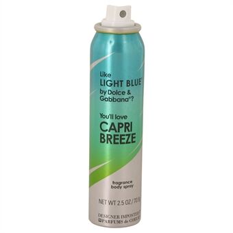 Designer Imposters Capri Breeze by Parfums De Coeur - Body Spray (Tester) 75 ml - för kvinnor