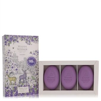 Lavender by Woods of Windsor - Fine English Soap 3  x 62 ml - för kvinnor