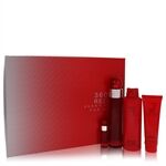 Perry Ellis 360 Red by Perry Ellis - Gift Set -- 3.4 oz Eau De Toilette Spray + .25 oz Mini EDT Spray + 6 oz Body Spray + 3 oz Shower Gel - för män