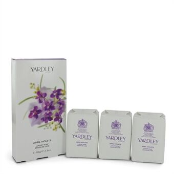 April Violets by Yardley London - 3 x 104 ml Soap 104 ml - för kvinnor