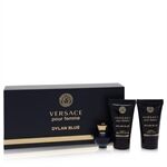 Versace Pour Femme Dylan Blue by Versace - Gift Set -- 0.17 oz Mini EDP + 0.8 oz Body Lotion + 0.8 oz Shower Gel - för kvinnor