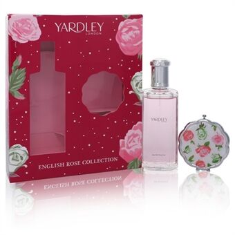English Rose Yardley by Yardley London - Gift Set -- 4.2 oz Eau De Toilette Spray + Compact Mirror - för kvinnor