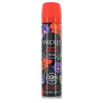 Yardley Poppy & Violet by Yardley London - Body Fragrance Spray 77 ml - för kvinnor