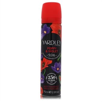 Yardley Poppy & Violet by Yardley London - Body Fragrance Spray 77 ml - för kvinnor