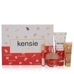 Kensie So Pretty by Kensie - Gift Set -- 3.4 oz Eau De Parfum Spray + .34 oz Mini EDP Spray + 2.5 oz Body Glow Oil + 6.8 oz Body Lotion - för kvinnor