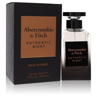 Abercrombie & Fitch Authentic Night by Abercrombie & Fitch - Eau De Toilette Spray 100 ml - för män