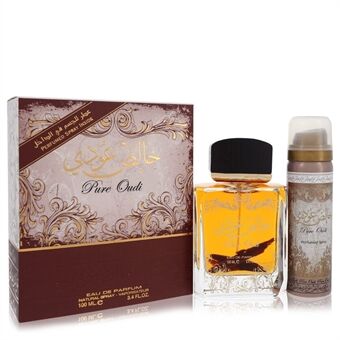 Lattafa Pure Oudi by Lattafa - Eau De Parfum Spray Plus 1.7 oz Deodorant 100 ml - för kvinnor