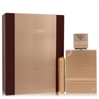Al Haramain Amber Oud Gold Edition Extreme by Al Haramain - Gift Set 200 ml 6.7 Pure Perfume Spray + 0.34 oz Refillable Spray - för kvinnor