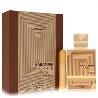 Al Haramain Amber Oud Gold Edition Extreme by Al Haramain - Gift Set 100 ml 3.4 Pure Perfume Spray + 0.34 oz Refillable Spray - för kvinnor