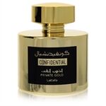 Lattafa Confidential Private Gold by Lattafa - Eau De Parfum Spray (Unisex Unboxed) 100 ml - för män