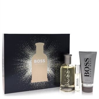 Boss No. 6 by Hugo Boss - Gift Set -- 3.3 oz Eau De Toilette Spray + 0.3 oz Mini EDT Spray  + 3.4 oz Shower Gel - för män