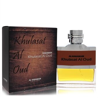 Al Haramain Khulasat Al Oud by Al Haramain - Eau De Parfum Spray (Unisex) 100 ml - för män