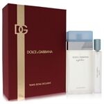 Light Blue by Dolce & Gabbana - Gift Set -- 3.4 oz Eau De Toilette Spray + .33 oz EDT Spray Travel Exclusive - för kvinnor