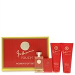 Touch by Fred Hayman - Gift Set -- 3.4 oz Eau De Toilette Spary + 6.7 oz Body Lotion + 6.7 oz Shower Gel + 0.61 oz Pocket Soray - för kvinnor