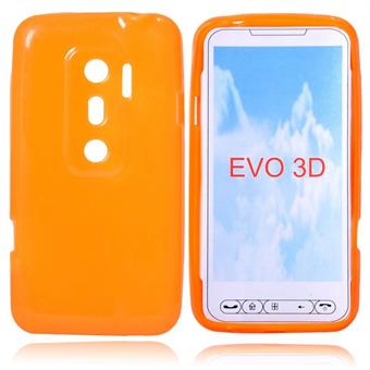 Silikonskydd till HTC EVO 3D (Orange)