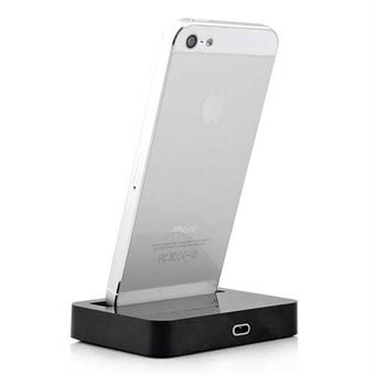Apple iPhone Bordsställ Laddare - Svart