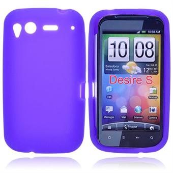 HTC Desire S silikonskal (lila)