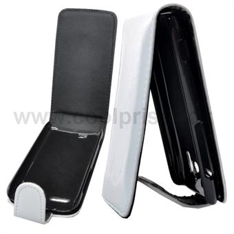 Billigt läderfodral till HTC Sensation G-14 (vit)