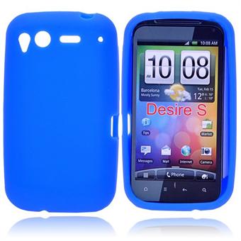 HTC Desire S silikonskal (blå)