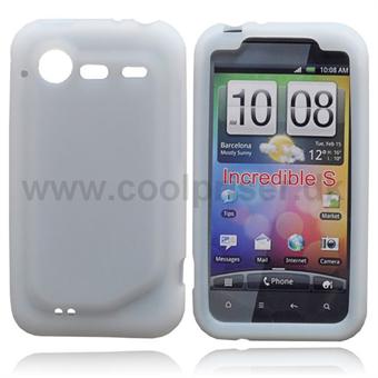 HTC Incredible S silikonskydd (transparent)