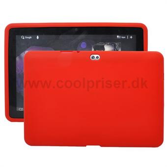 Samsung Galaxy Tab 10.1 Silikonskydd (röd) Generation 1