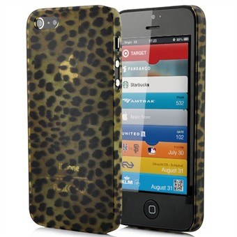 iPhone 5 / iPhone 5S / iPhone SE 2013 - Leopard (grön)