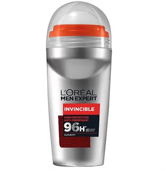 L\'Oreal Men Expert Invincible Extreme Protection - 96 Hours Roll-On Deodorant - 50 ml