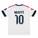 Barn Mbappe nr 10 fotbollsset – tröja och shorts – storlek 116–122 cm, 6–7 år
