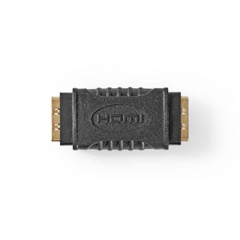 HDMI™-adapter | HDMI™ hona | HDMI™ hona | Guldpläterad | Bara | ABS | Svart | 1 del. | Låda