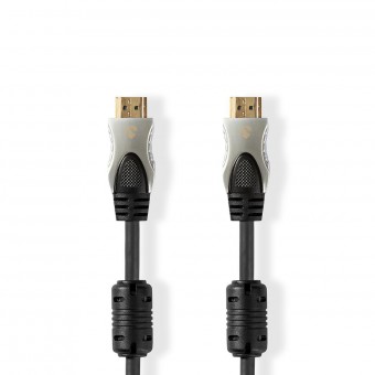 HDMI™-kabel | HDMI™-kontakt | HDMI™-kontakt | 8K@60Hz | Guldpläterad | 1,00 m | PVC | Antracit | Låda